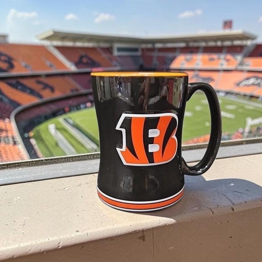 Cincinnati‎ Bengals Logo Coffee Cup, Logobrands Official Licensed Mug, Drinkware